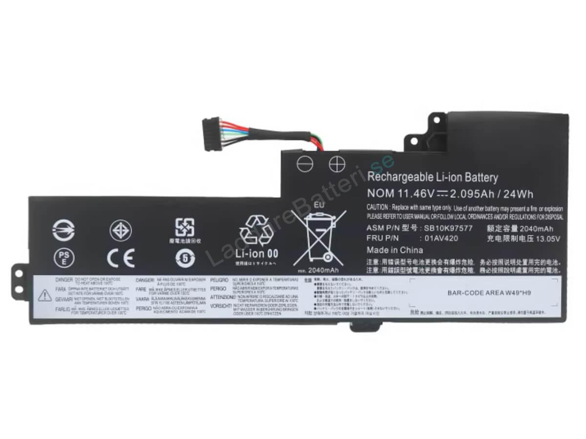  LENOVO                                ThinkPad T480                                Batteri